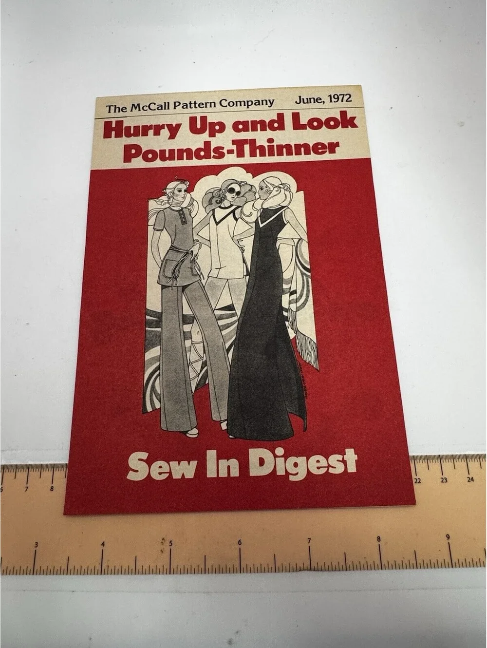 The McCall Pattern Company Sew In Digest Lot Of 4 1971 & 1972